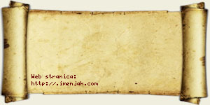 Maja Krnjinac vizit kartica